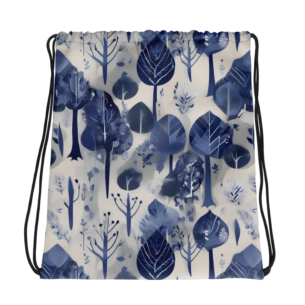 Indigo Canopy on Drawstring Bag — Photo