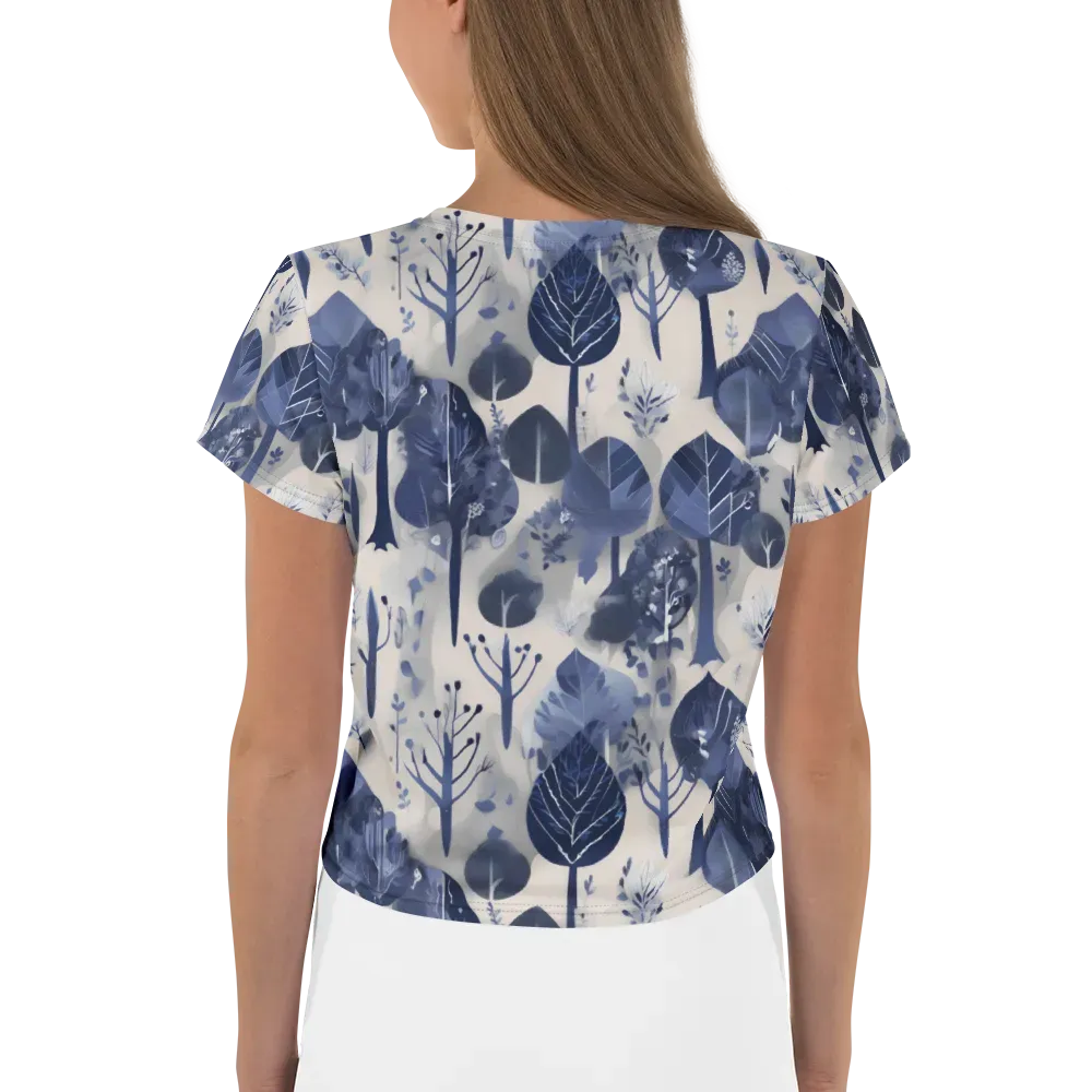 Indigo Canopy on Crop Tee — Back