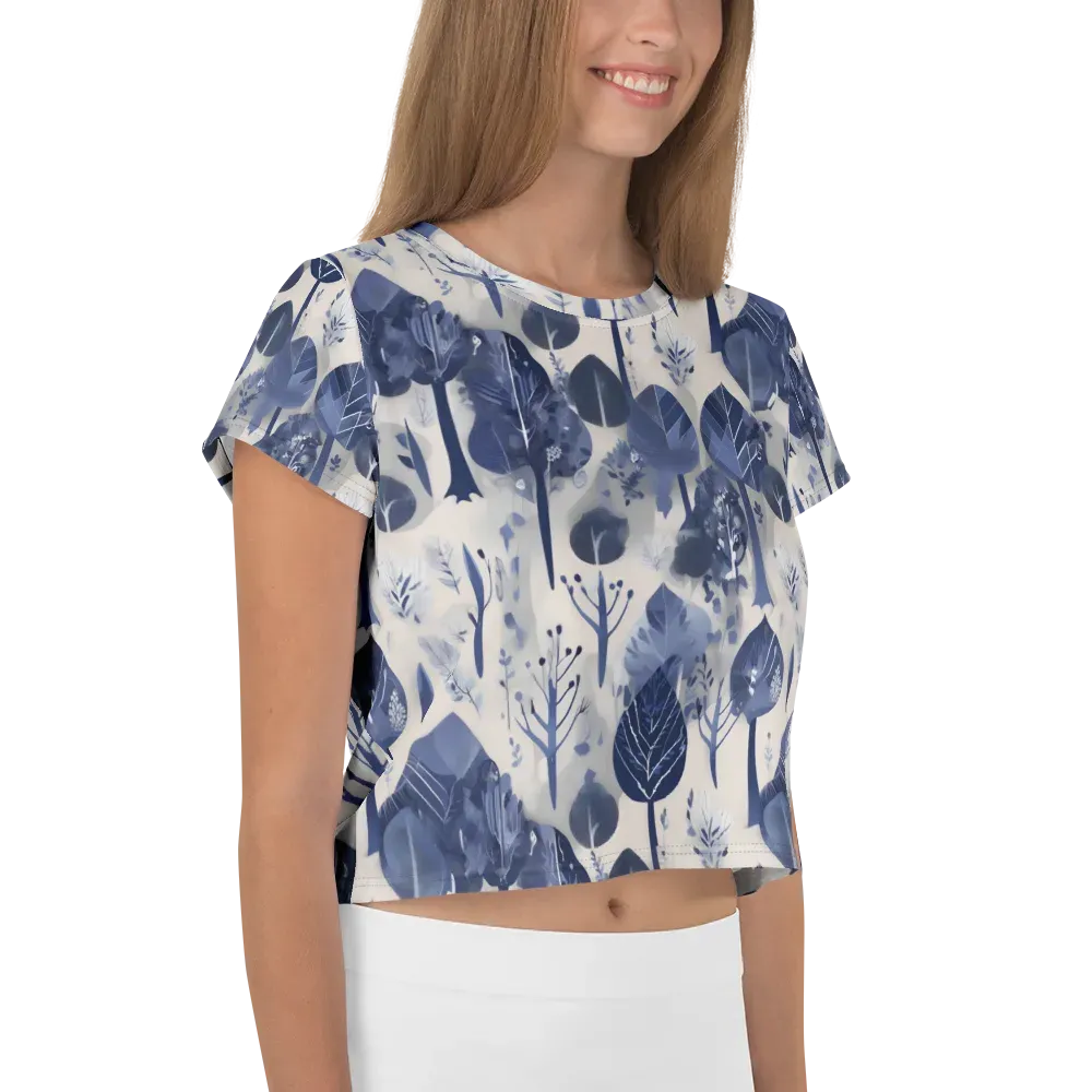 Indigo Canopy on Crop Tee — Right