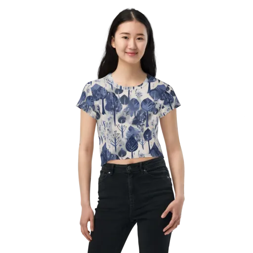Indigo Canopy on a Crop Tee