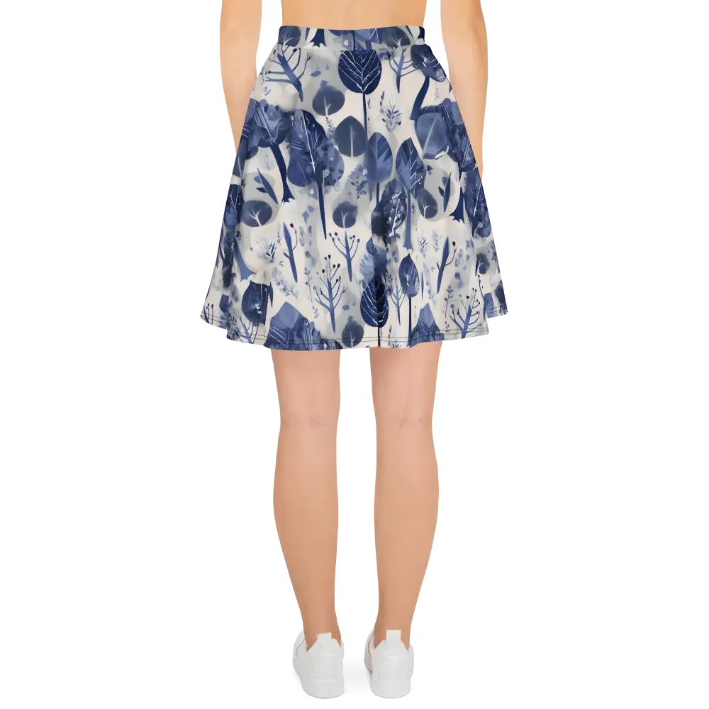 Indigo Canopy on Skater Skirt — Back