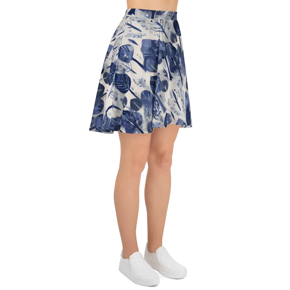 Indigo Canopy on Skater Skirt — Right