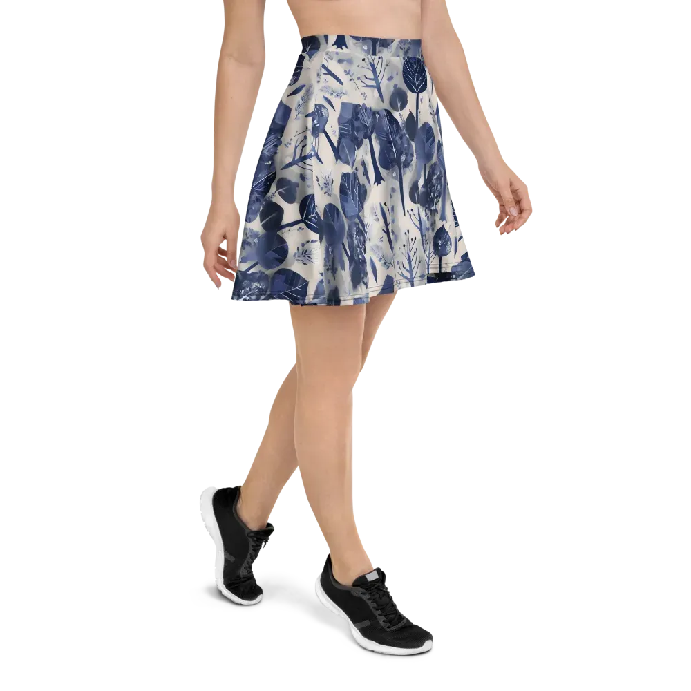 Indigo Canopy on Skater Skirt — Right