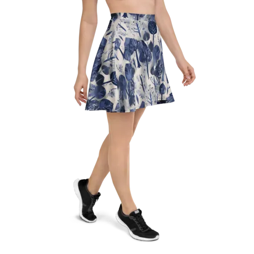 Indigo Canopy on a Skater Skirt