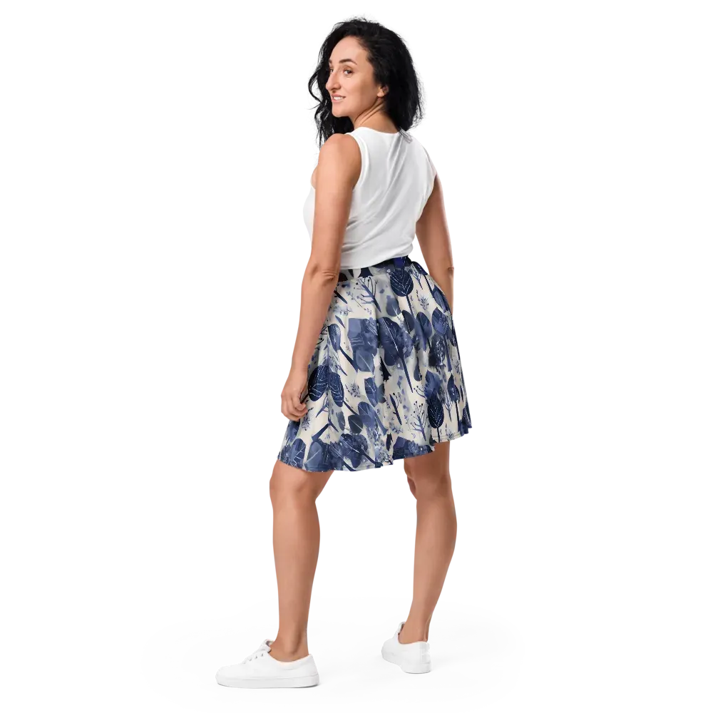 Indigo Canopy on Skater Skirt — Back
