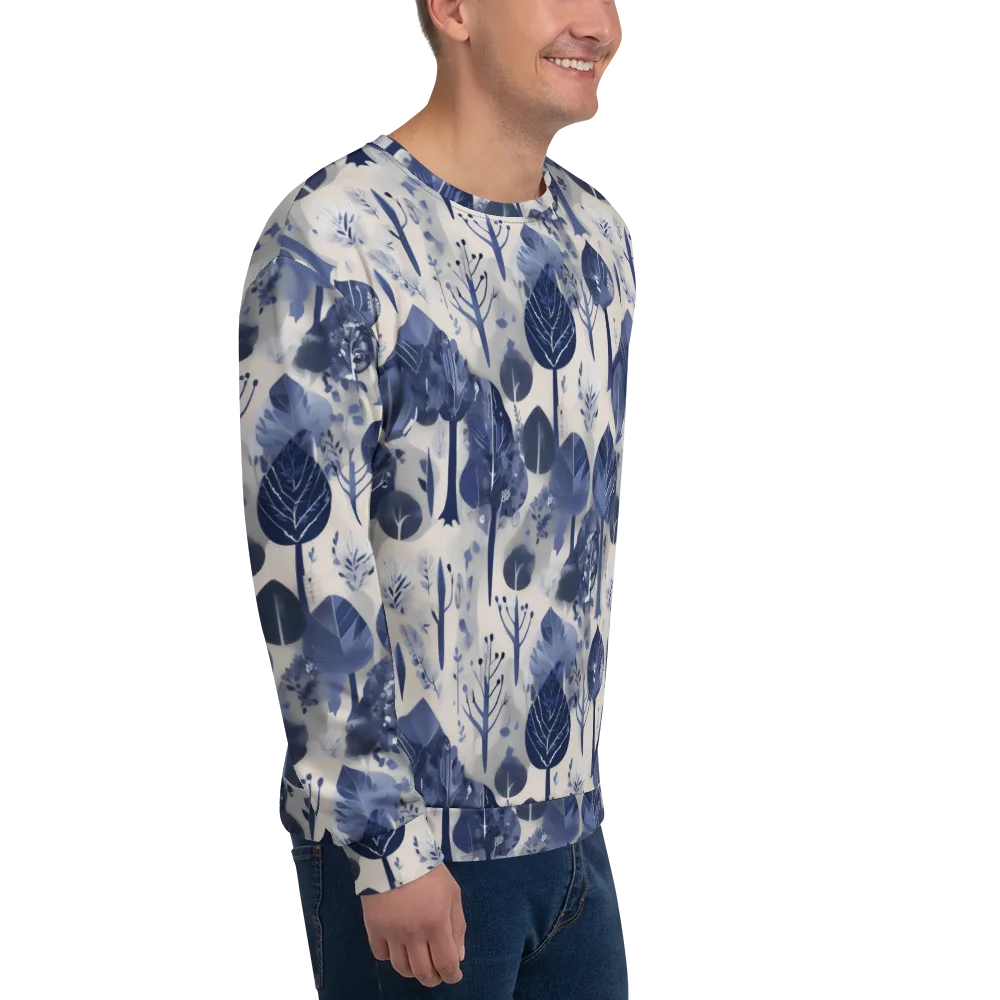 Indigo Canopy on Sweatshirt — Right Front