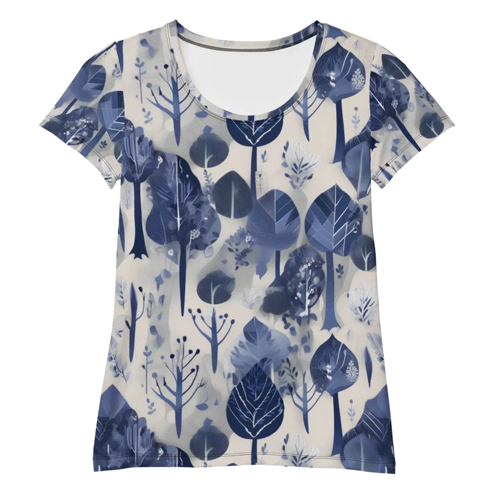 Indigo Canopy on Women's Athletic T-Shirt — Front