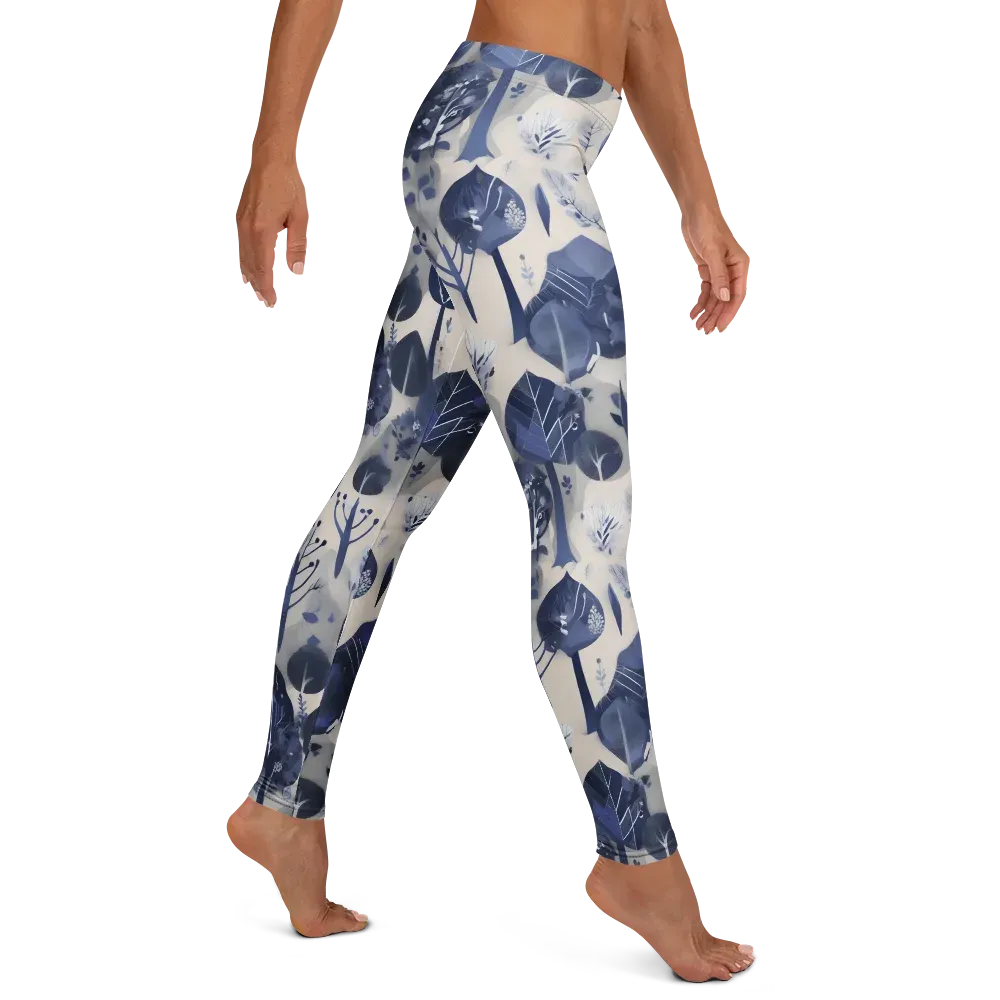 Indigo Canopy on Leggings — Right