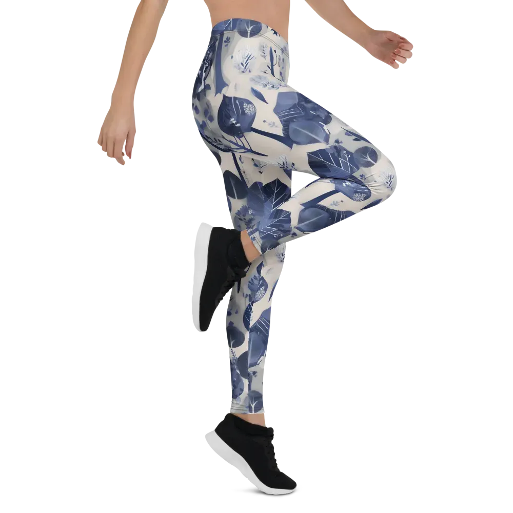 Indigo Canopy on Leggings — Right
