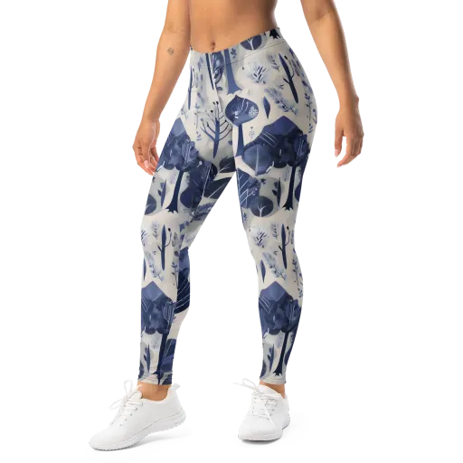 Indigo Canopy on a Leggings