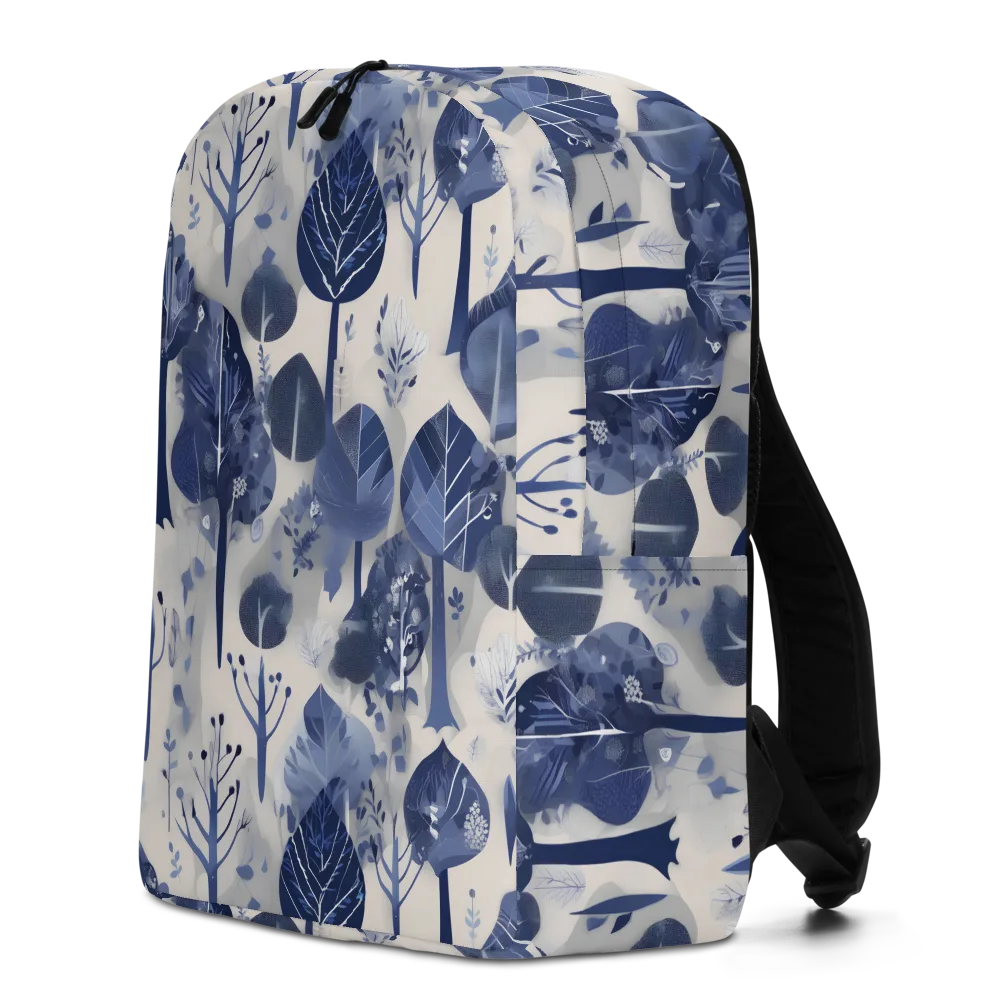 Indigo Canopy on Minimalist Backpack — Left