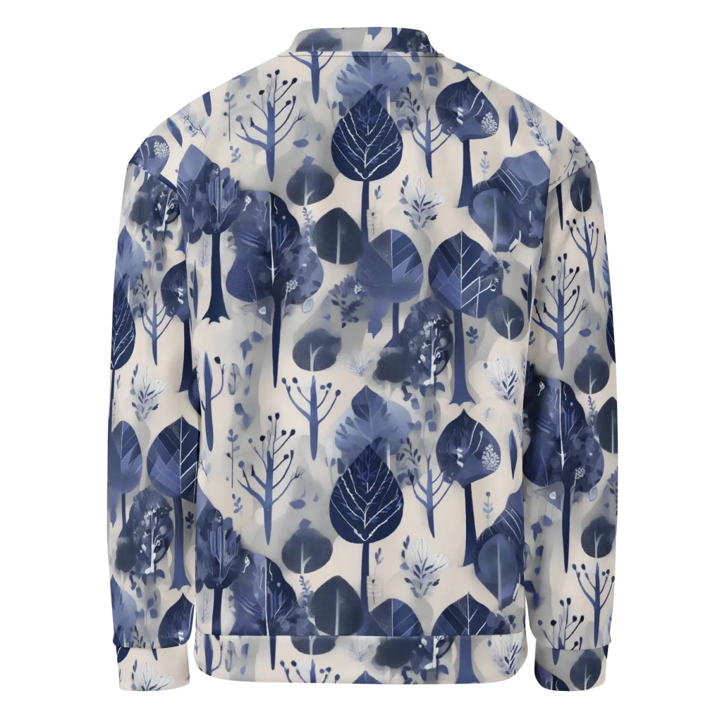 Indigo Canopy on Bomber Jacket — Back