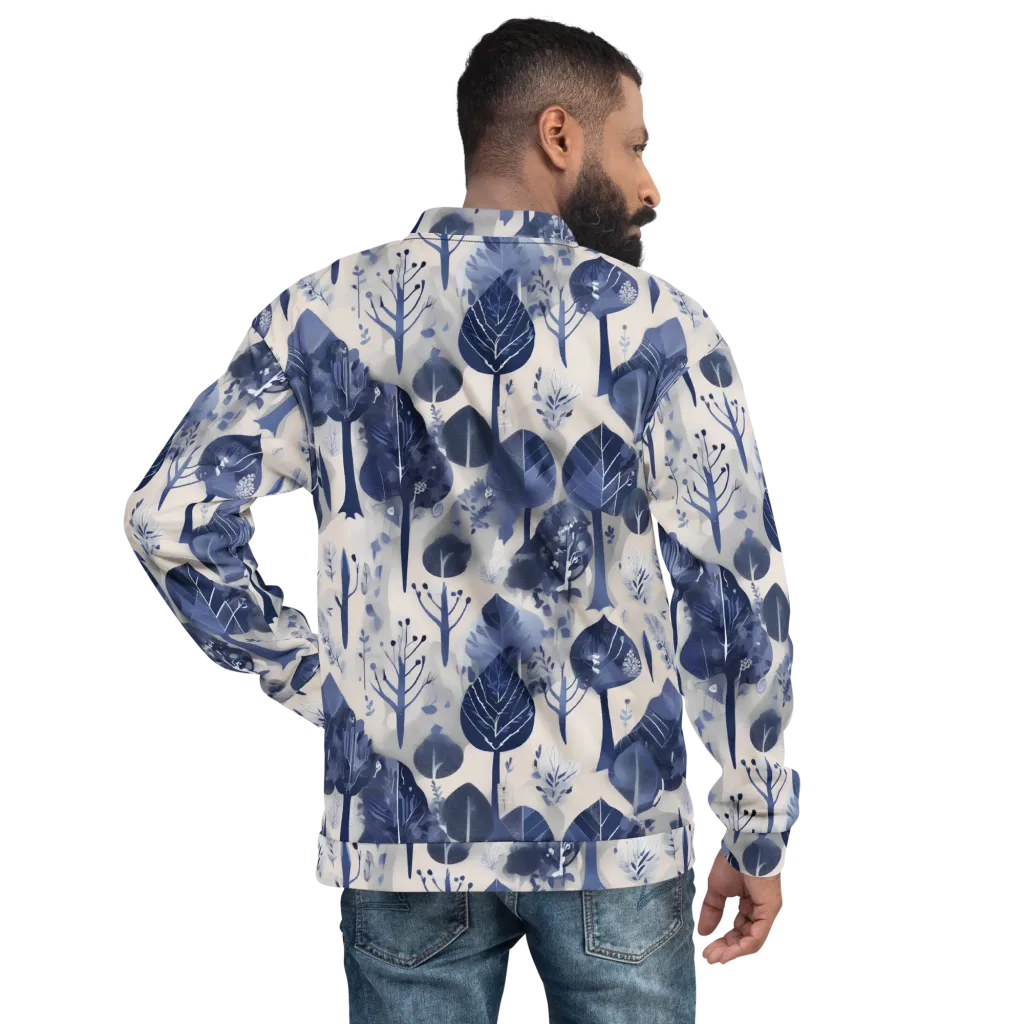 Indigo Canopy on Bomber Jacket — Back