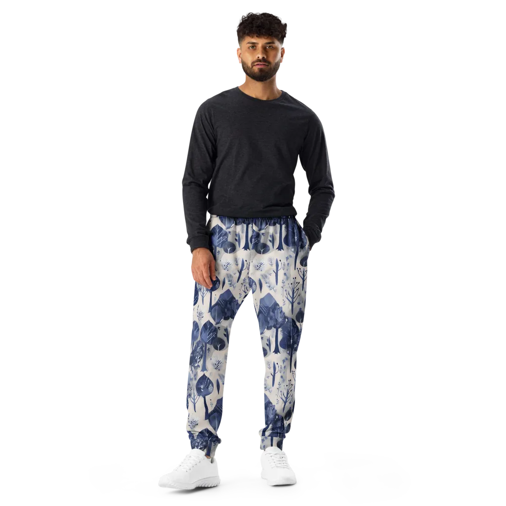 Indigo Canopy on Men's Joggers — Front