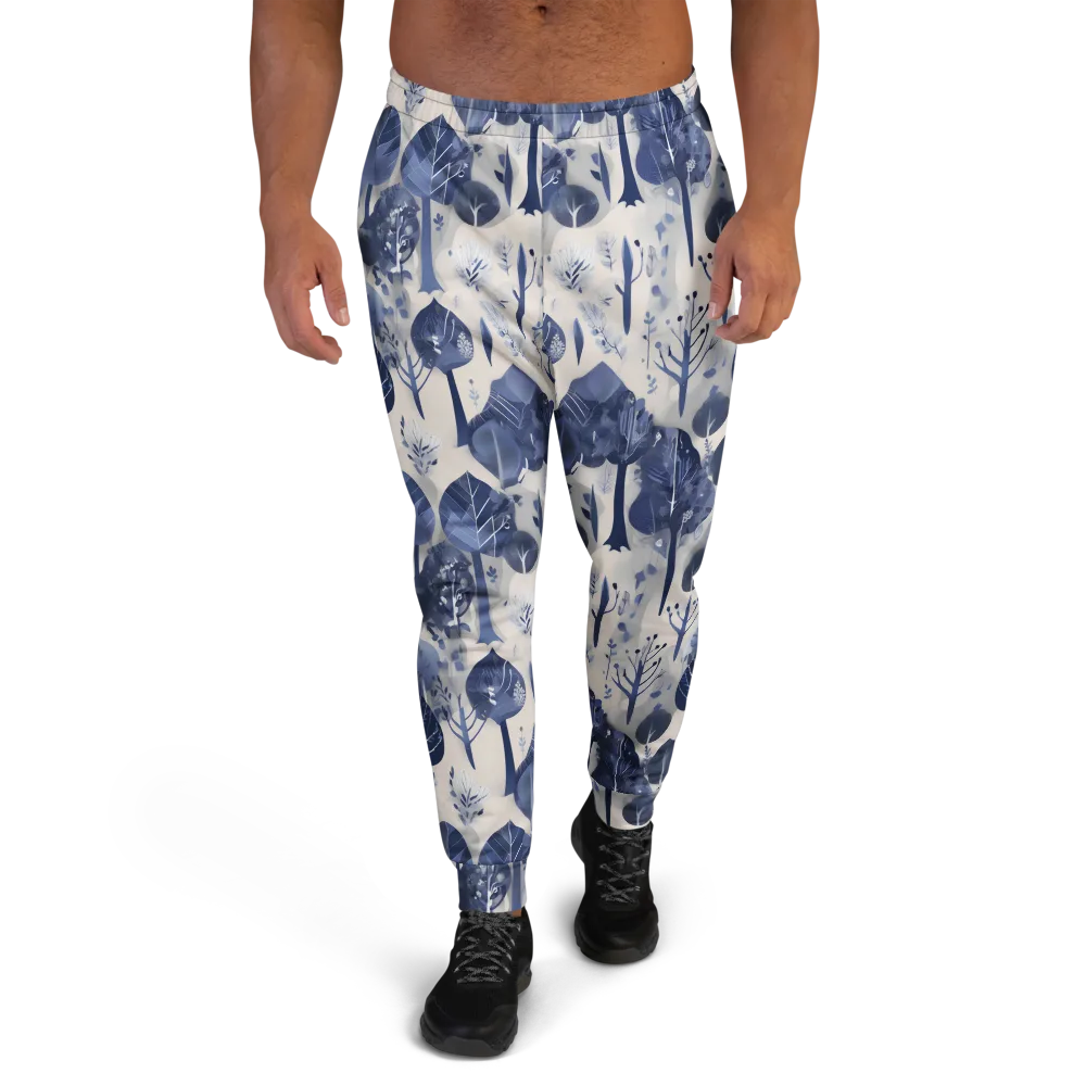 Indigo Canopy on Men's Joggers — Front
