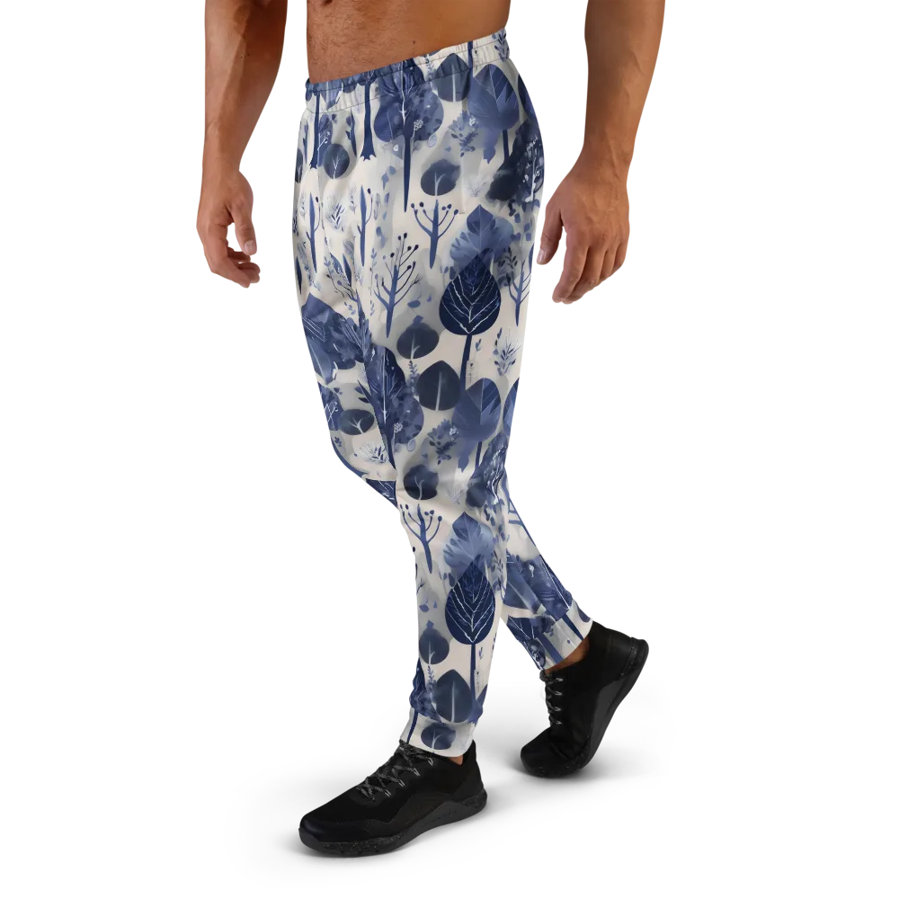 Indigo Canopy on Men's Joggers — Left