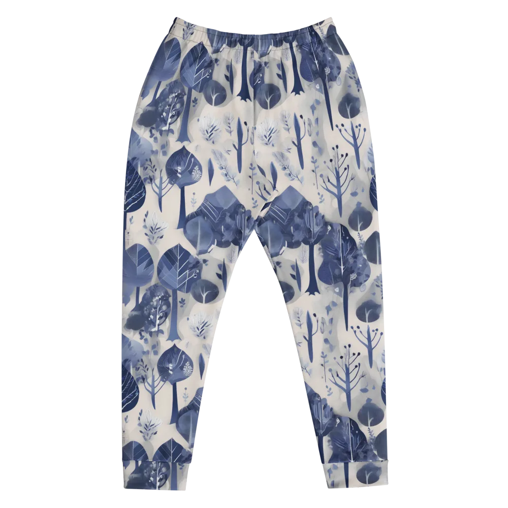 Indigo Canopy on Men's Joggers — Front