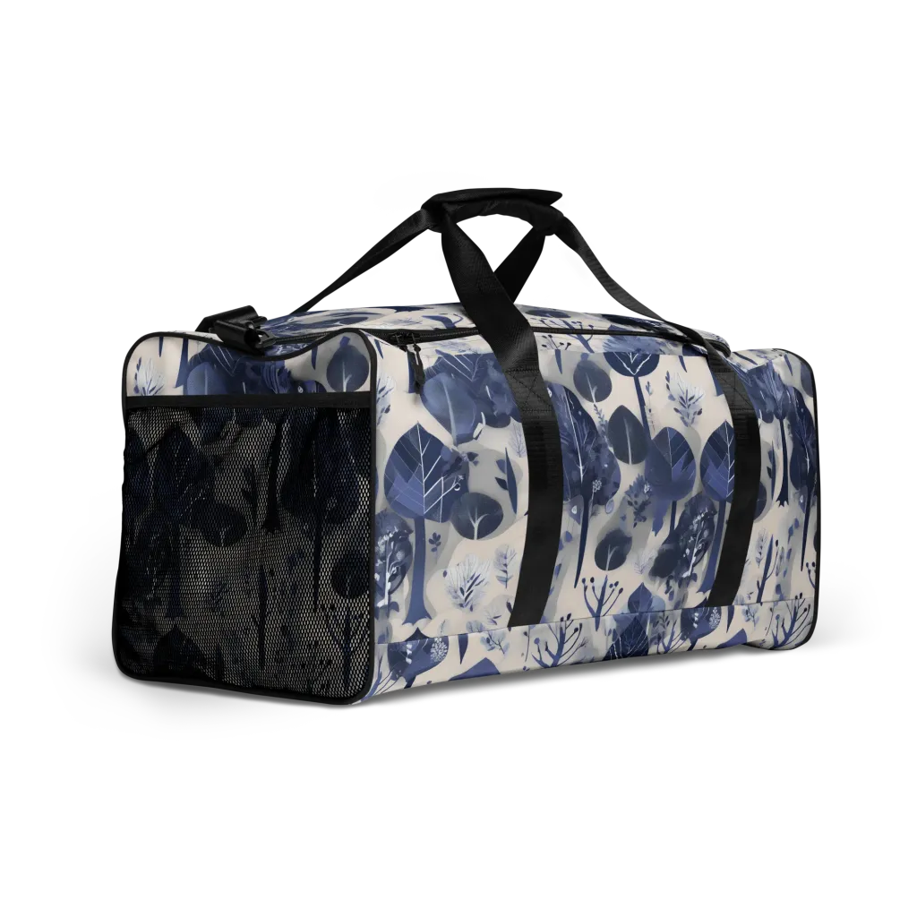Indigo Canopy on Duffle Bag — Right Front