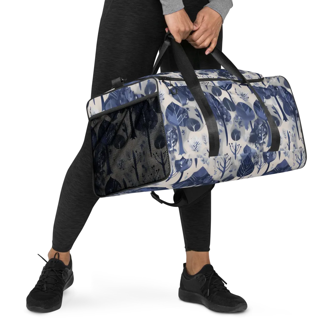 Indigo Canopy on Duffle Bag — Right Front