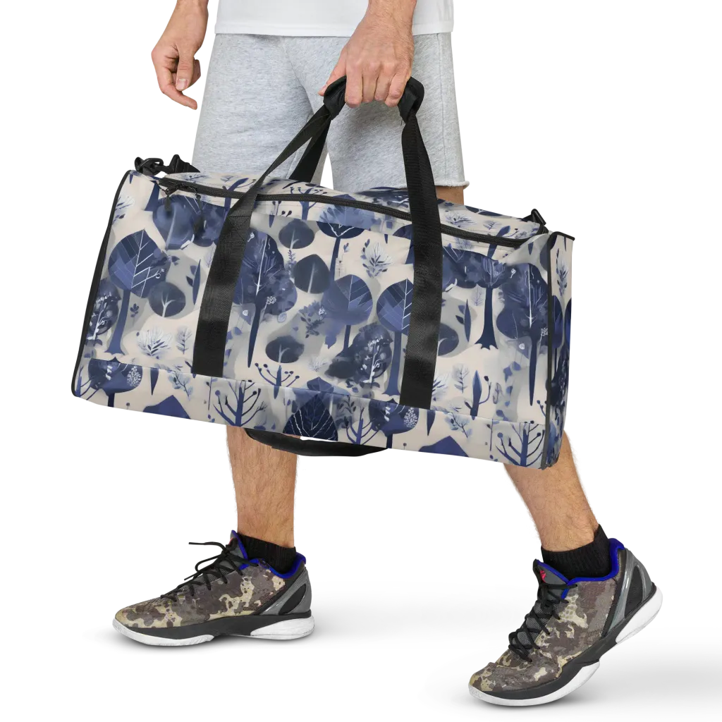 Indigo Canopy on Duffle Bag — Front