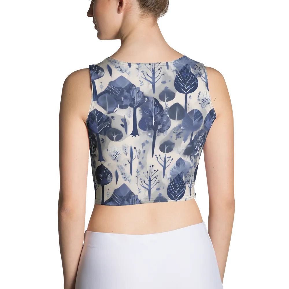 Indigo Canopy on Crop Top — Back