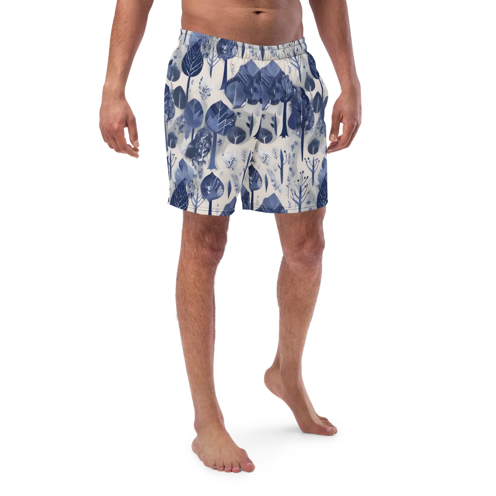 Indigo Canopy on Swim Trunks — Front