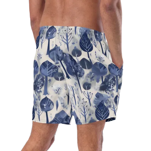 Indigo Canopy on a Swim Trunks