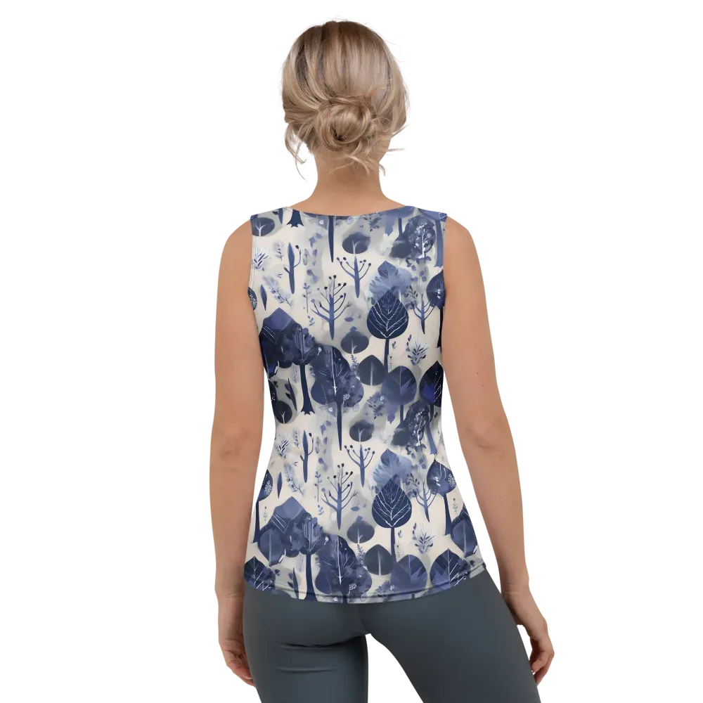 Indigo Canopy on Women's Tank Top — Back