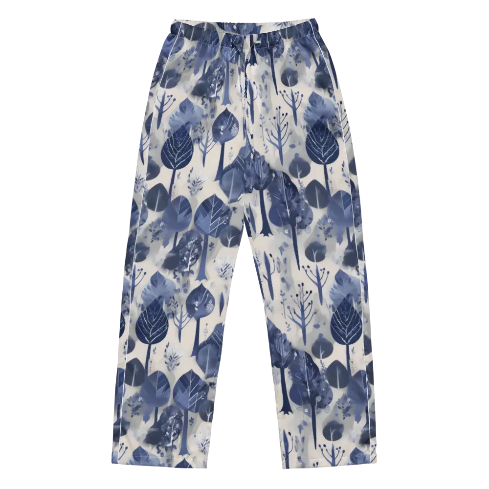 Indigo Canopy on Women's Pajama Pants — Front