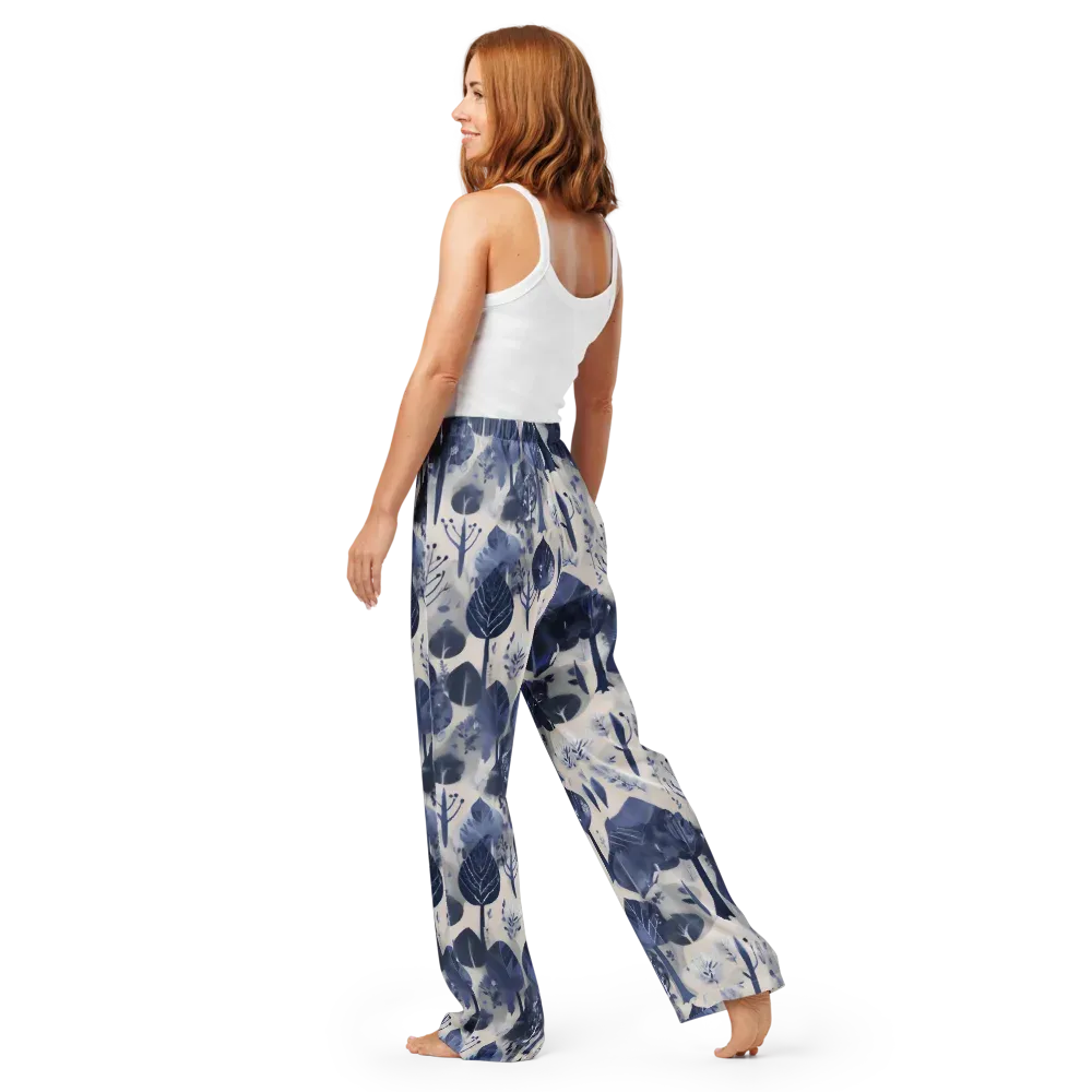 Indigo Canopy on Women's Pajama Pants — Back