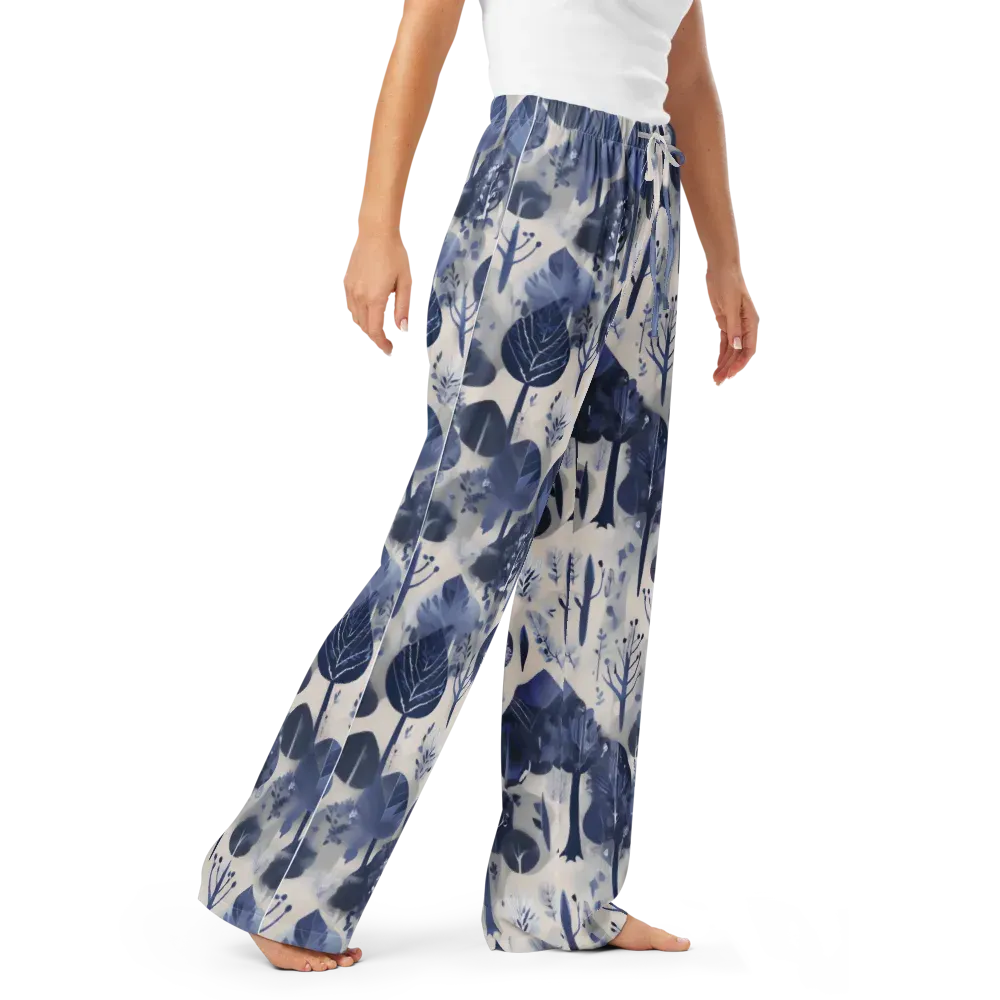 Indigo Canopy on Women's Pajama Pants — Right Front