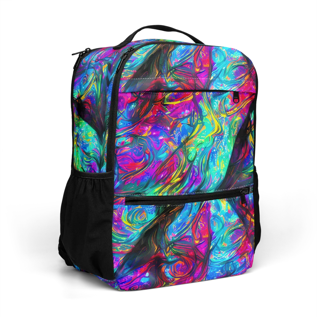 Infinite Vortex on Utility Backpack — Right Front