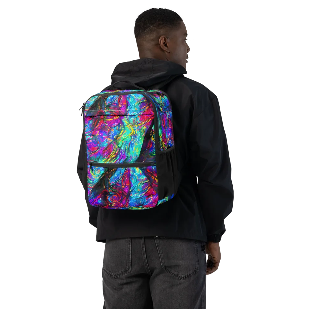 Infinite Vortex on Utility Backpack — Back