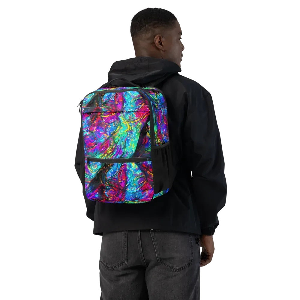 Infinite Vortex on Utility Backpack — Back