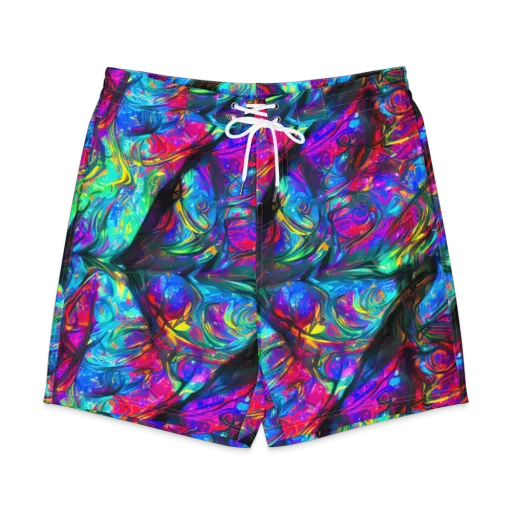 Infinite Vortex on a Men's Board Shorts