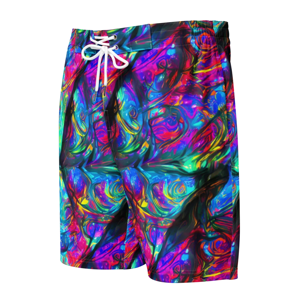 Infinite Vortex on Men's Board Shorts — Front