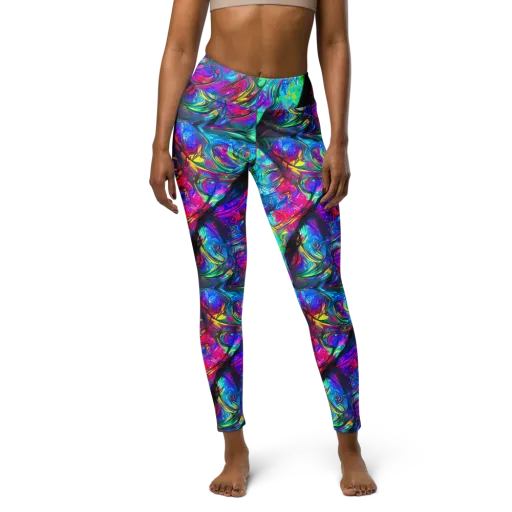 Infinite Vortex on a Yoga Leggings