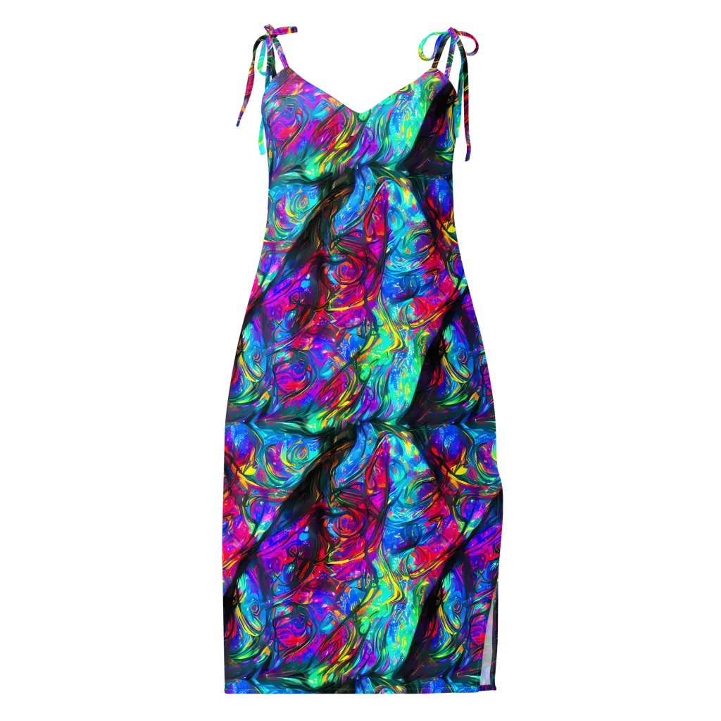 Infinite Vortex on Slip Dress — Front
