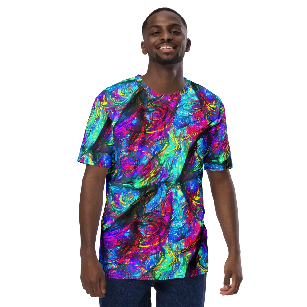 Infinite Vortex on Men's Crew Neck T-Shirt — Front