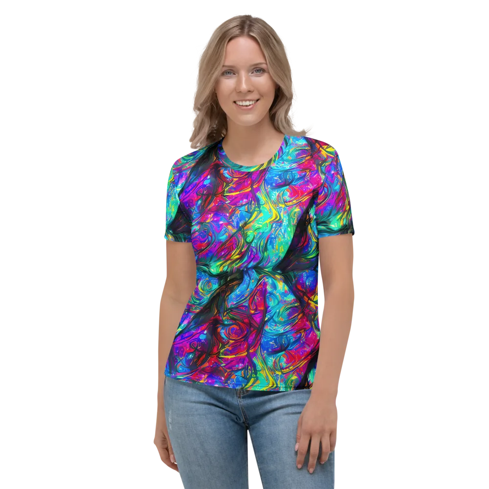 Infinite Vortex on Women's Crew Neck T-Shirt — Front