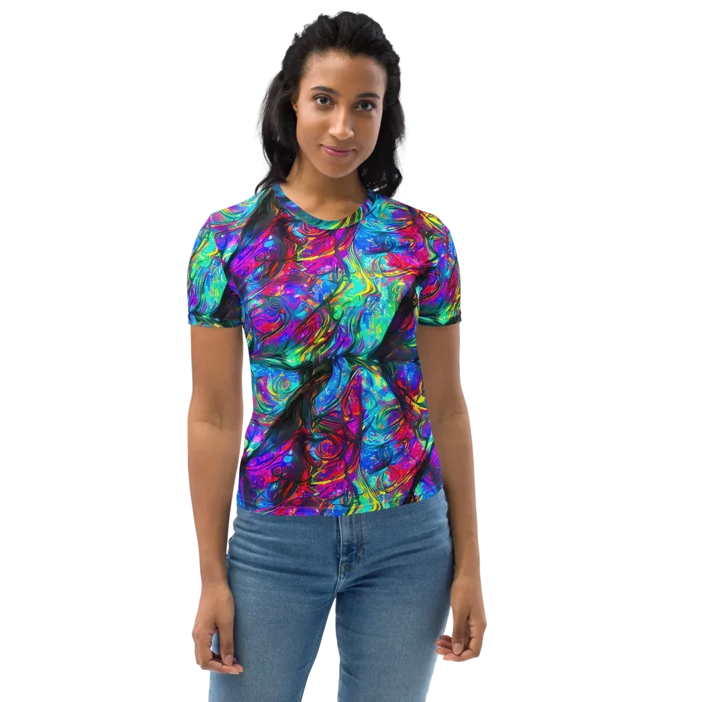 Infinite Vortex on Women's Crew Neck T-Shirt — Front