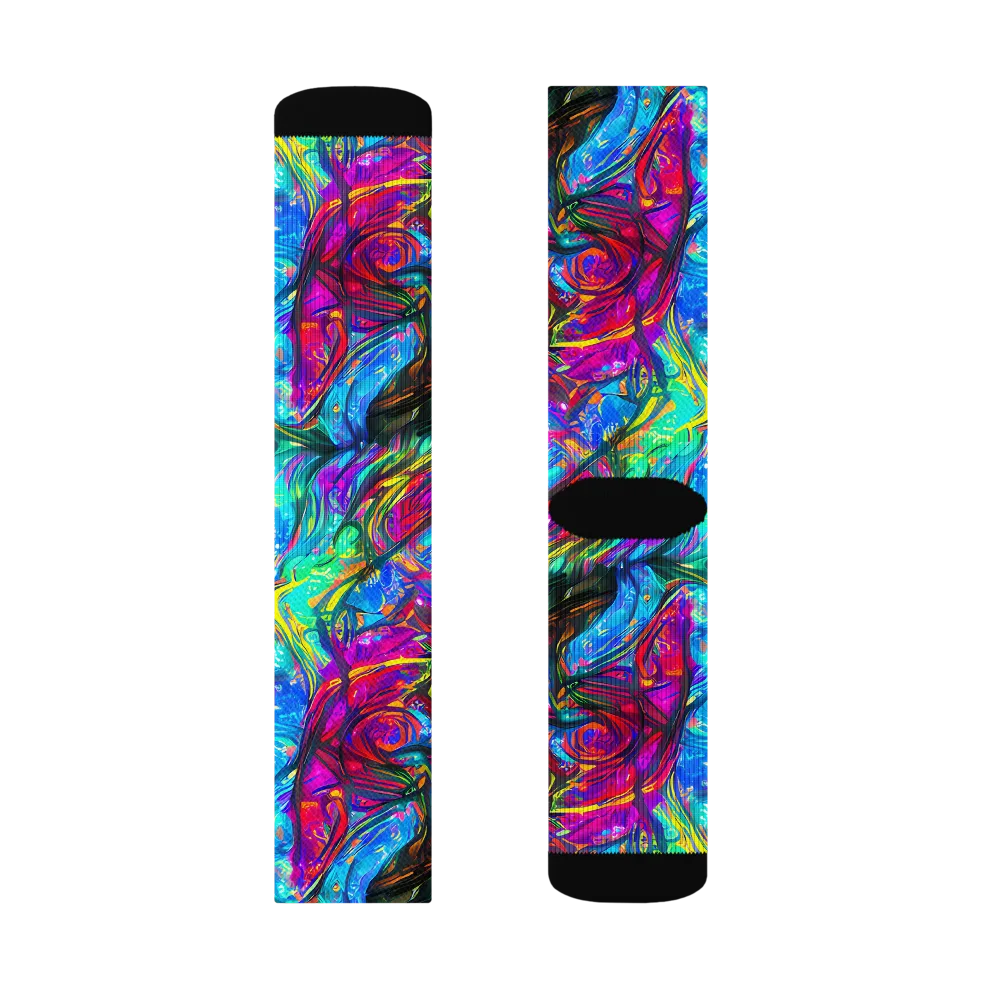 Infinite Vortex on Socks — Right Sock