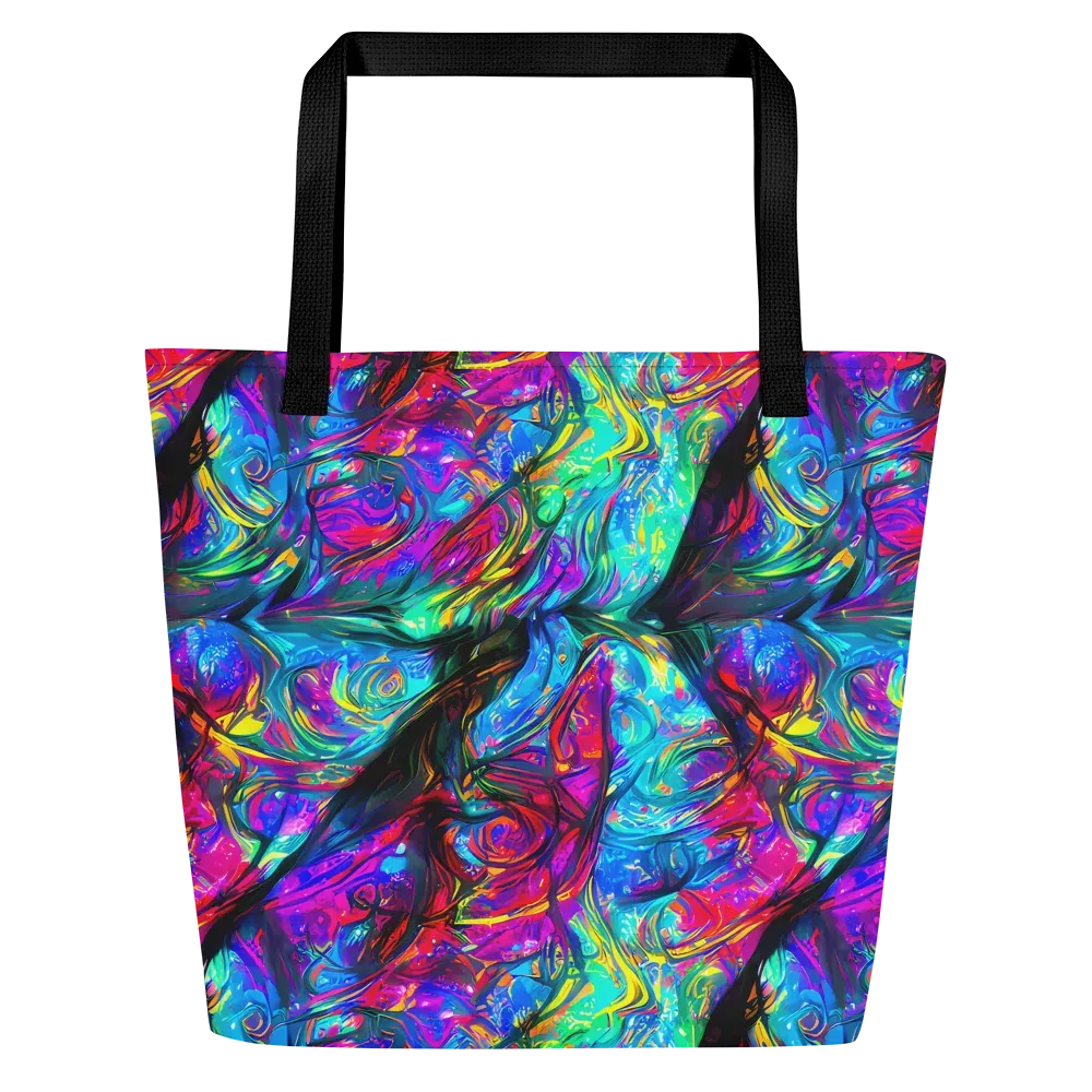 Infinite Vortex on Large Tote Bag W/ Pocket — Front