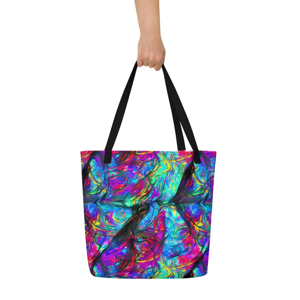Infinite Vortex on Large Tote Bag W/ Pocket — Front