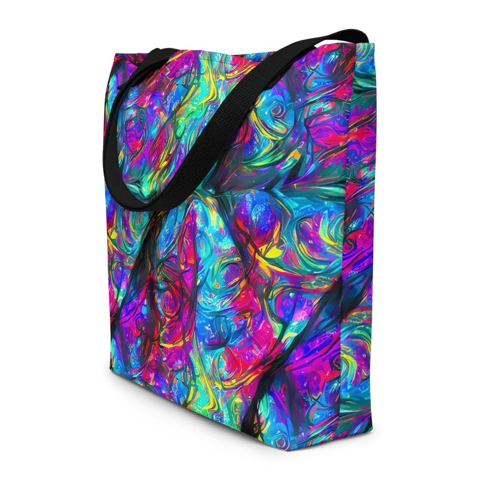 Infinite Vortex on Large Tote Bag W/ Pocket — Front