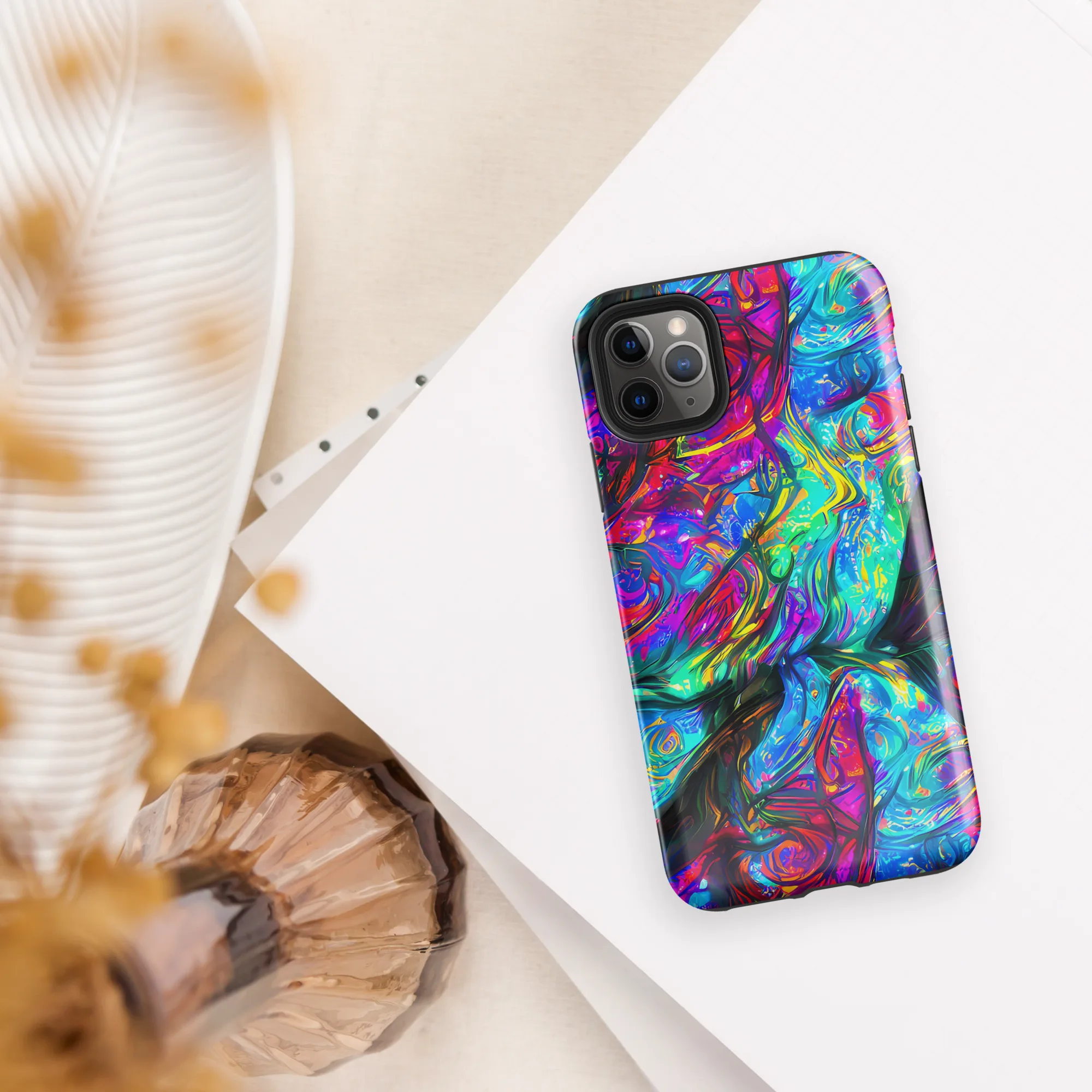 Infinite Vortex on Tough Case for iPhone® — Front