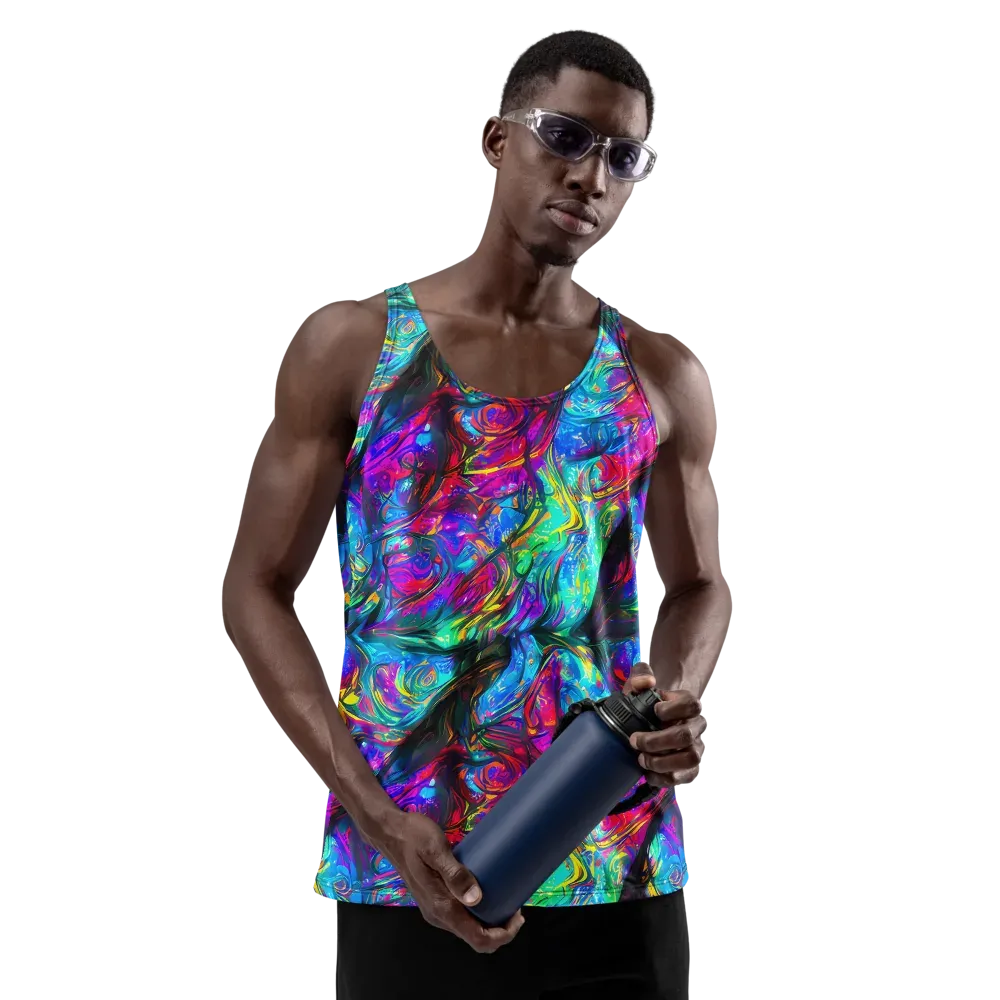 Infinite Vortex on Men's Tank Top — Front