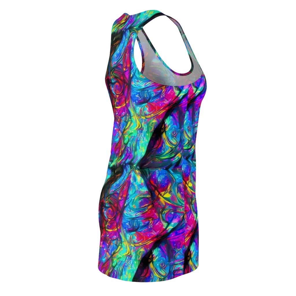 Infinite Vortex on Racerback Dress — Back Side