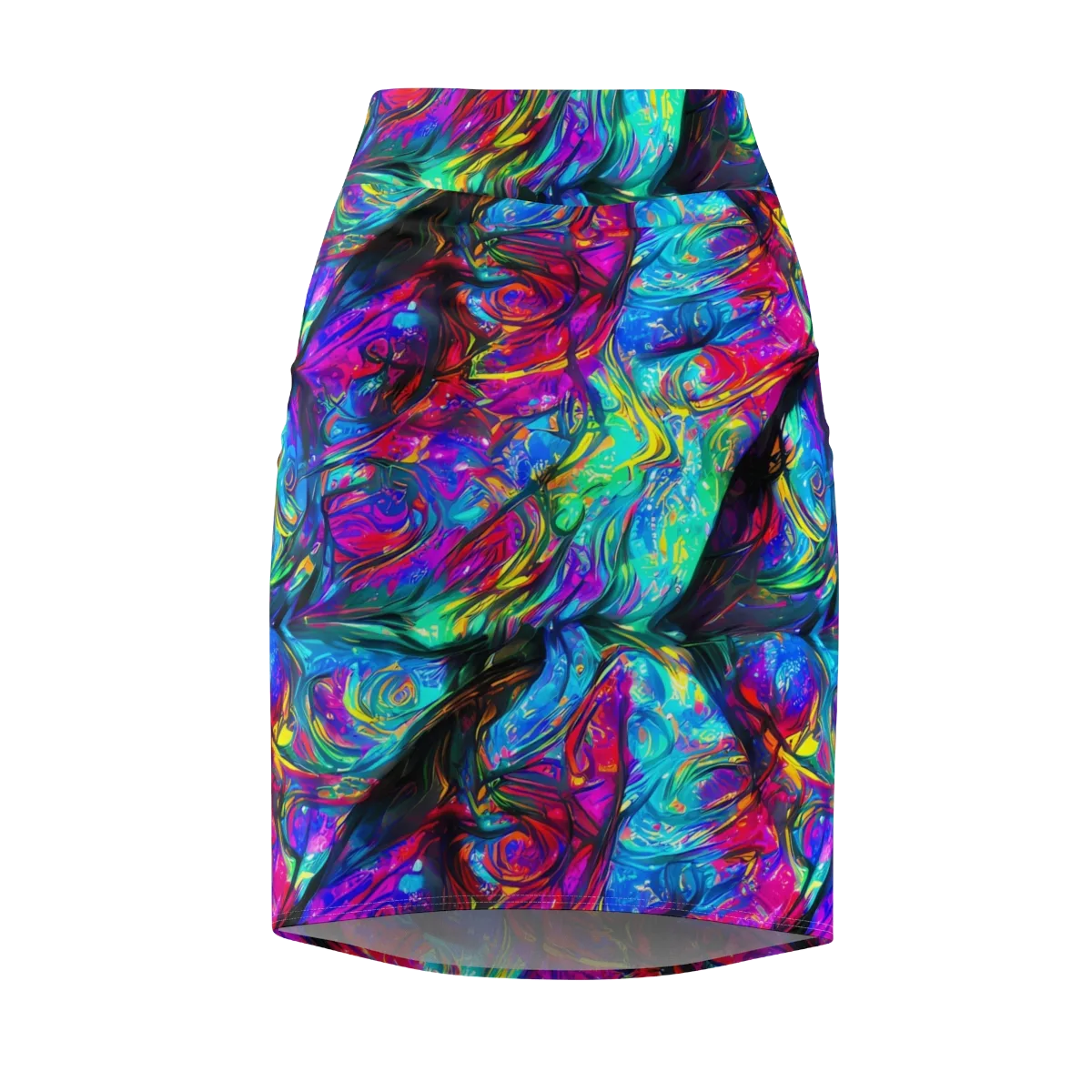 Infinite Vortex on Pencil Skirt — Front