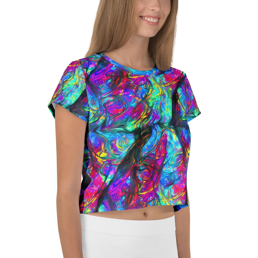 Infinite Vortex on Crop Tee — Right